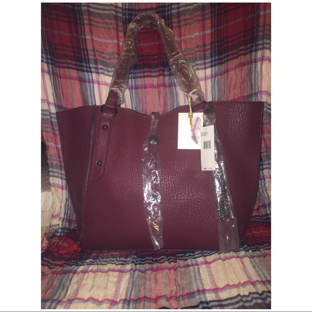Jessica Simpson Sienna Travel Tote - Maroon